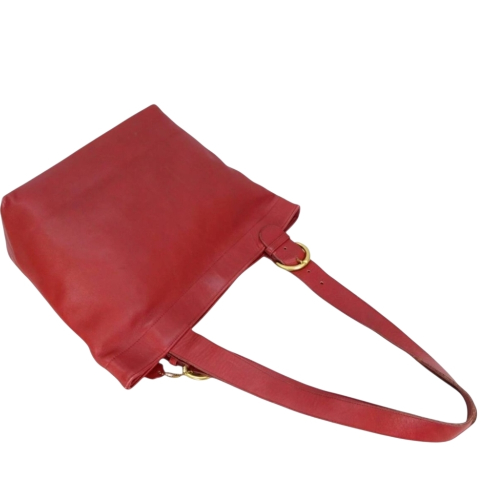 Coach Lafayette Tote Bag In Red Glove-tanned Leather - Picture 4 of 16